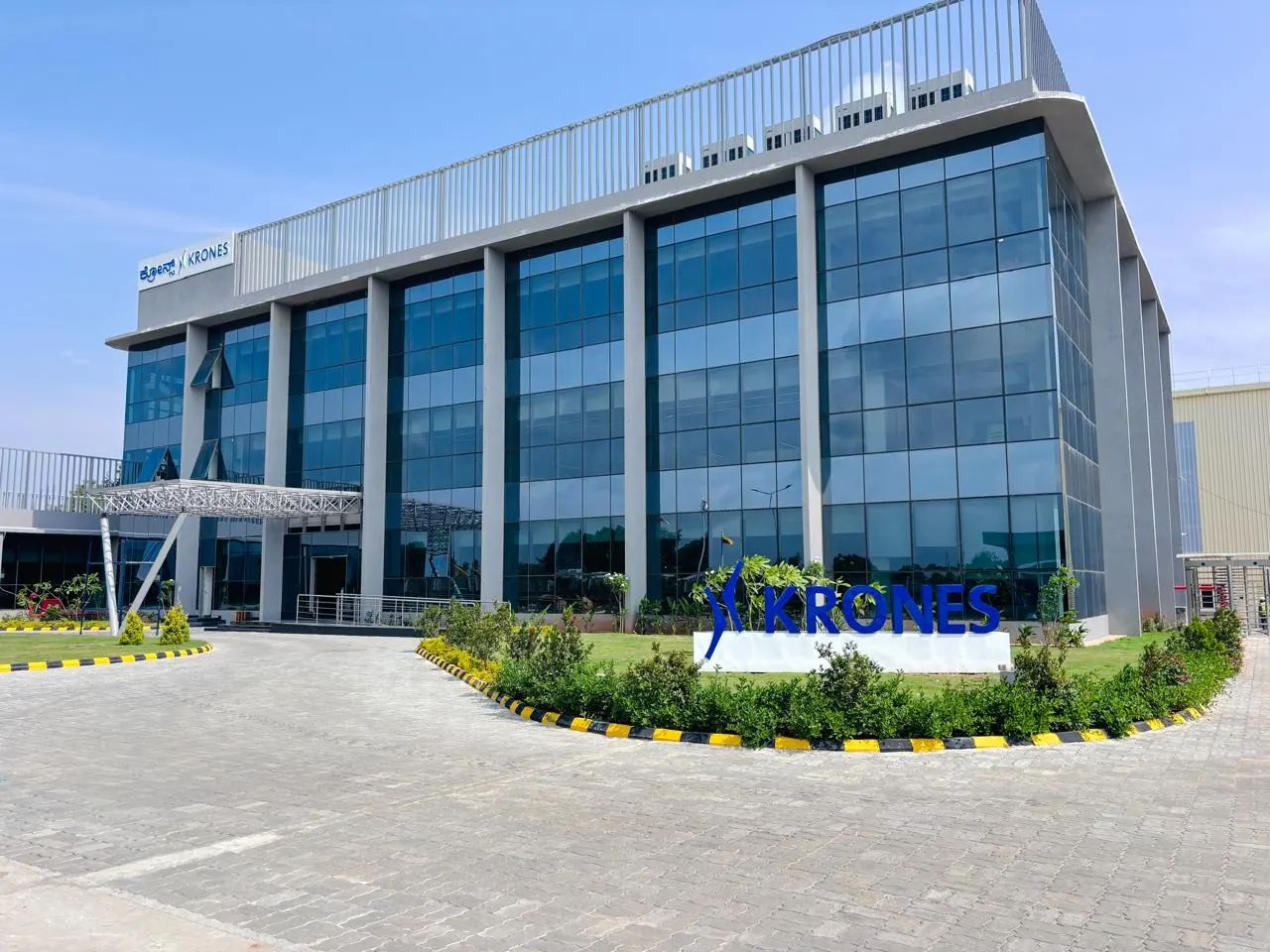 The Krones Bangalore plant, where Mindtech Solutions delivered MEP and plumbing works