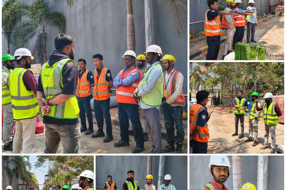Mindtech team in full personal protective equipment on site